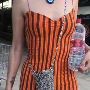 GIMAGUAS SIMI ORANGE DRESS.